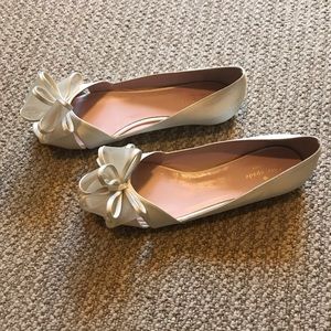 Kate Spade Cream Flats Size 10 B Italy